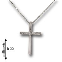 Collana Gemoro Donna in Oro bianco Diamante 0.04 Ct PB0433BIA - PB0433BIA